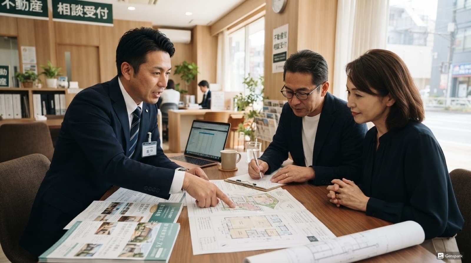 お客様と向き合う商談（イメージ）