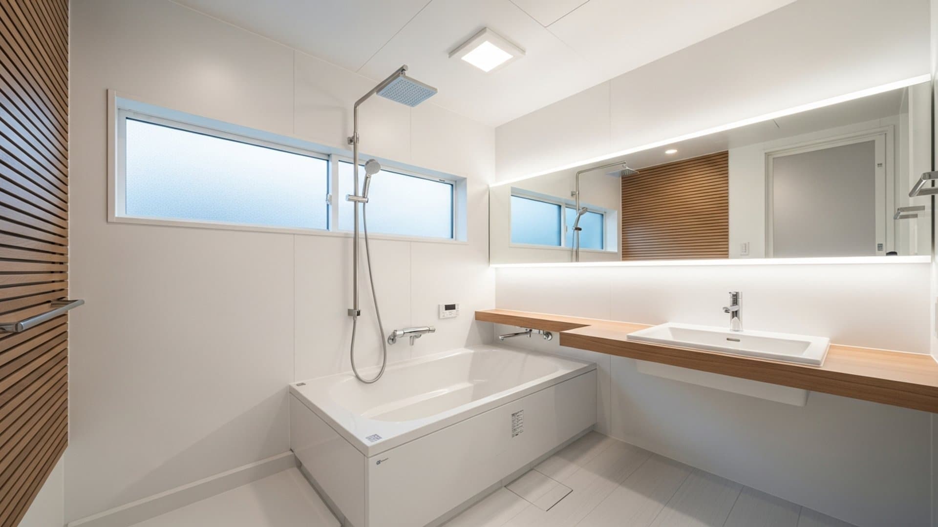 新築戸建のユニットバス設置例