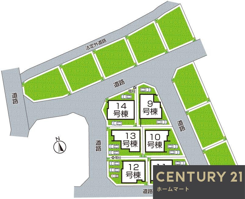 新築戸建 一戸建て雄琴５（おごと温泉駅） 3198万円～3890万円の詳細情報 滋賀県大津市雄琴５ 写真6 センチュリー21ホームマート