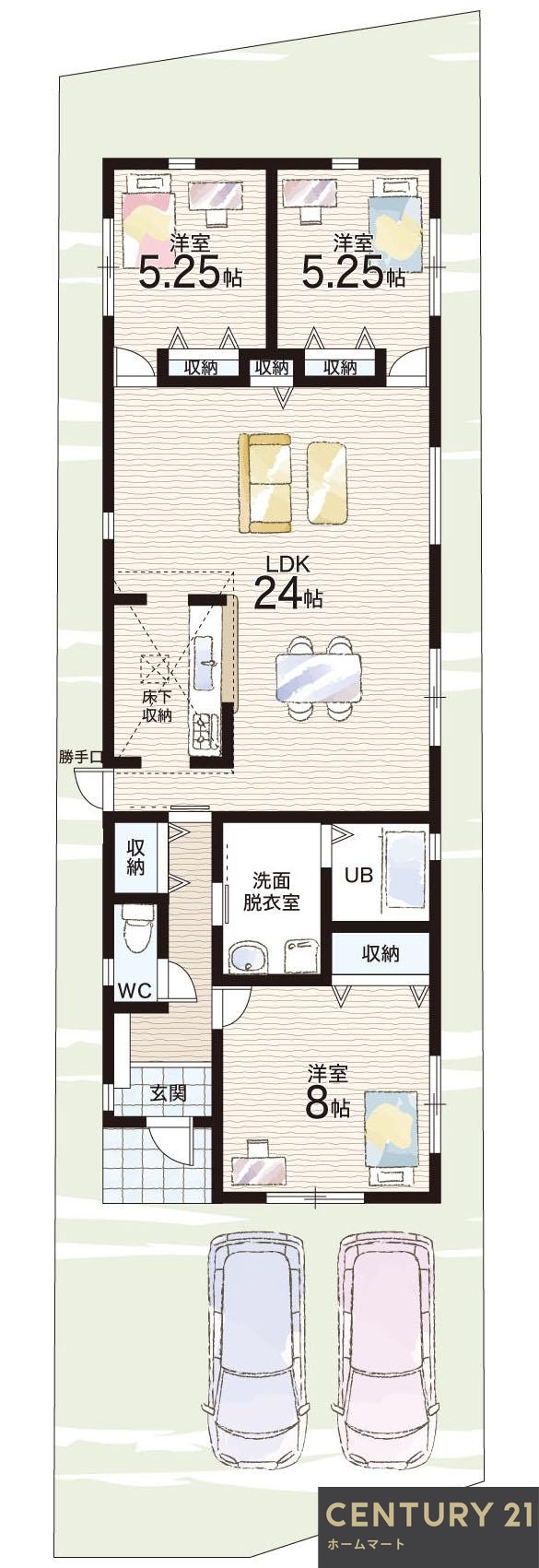 新築戸建 NEW一戸建て押熊町（学研奈良登美ヶ丘駅） 4280万円～4580万円の詳細情報 奈良県奈良市押熊町 写真15 センチュリー21ホームマート