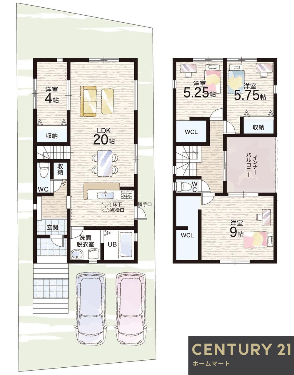 新築戸建 NEW一戸建て押熊町（学研奈良登美ヶ丘駅） 4280万円～4580万円の詳細情報 奈良県奈良市押熊町 写真16 センチュリー21ホームマート