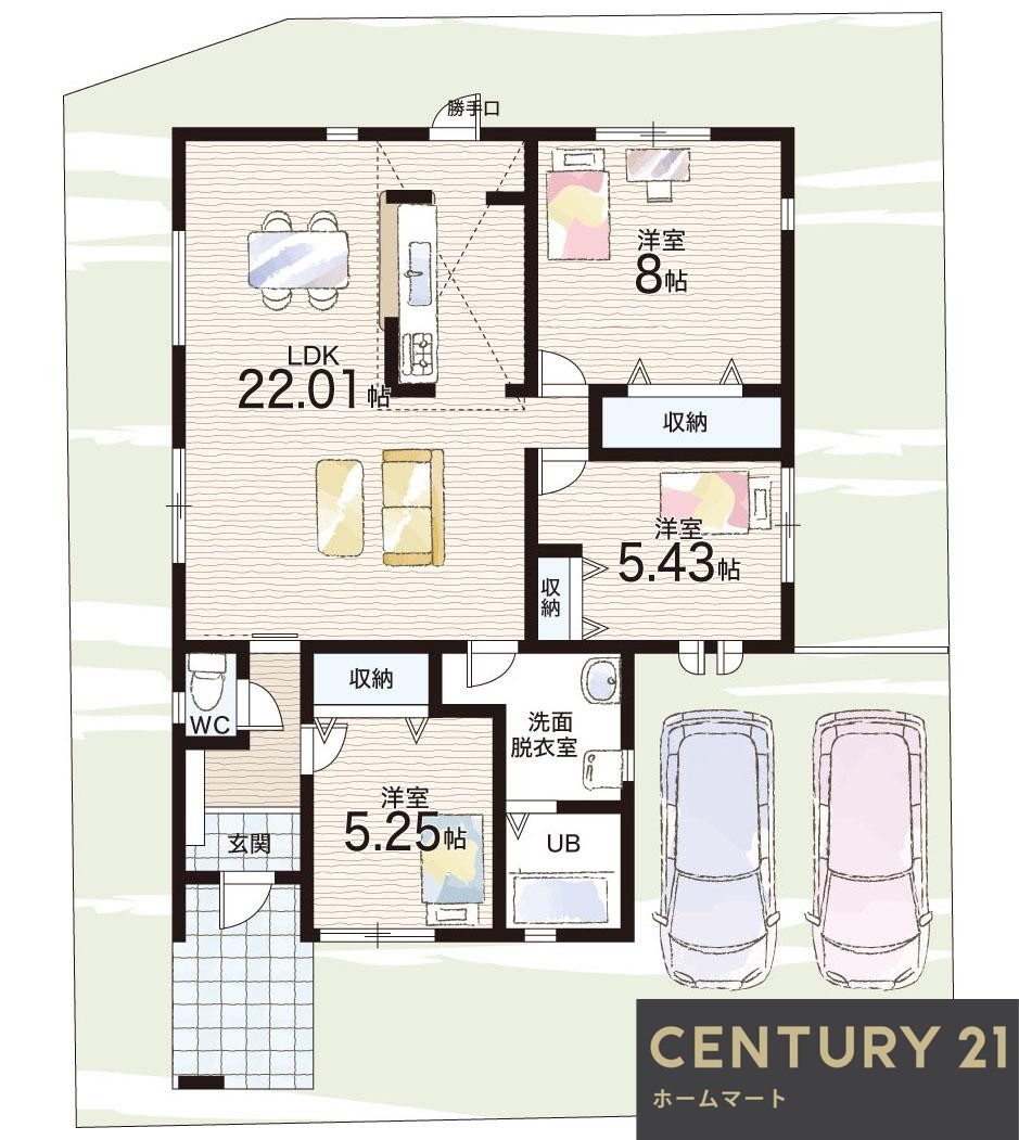 新築戸建 NEW一戸建て押熊町（学研奈良登美ヶ丘駅） 4280万円～4580万円の詳細情報 奈良県奈良市押熊町 写真17 センチュリー21ホームマート