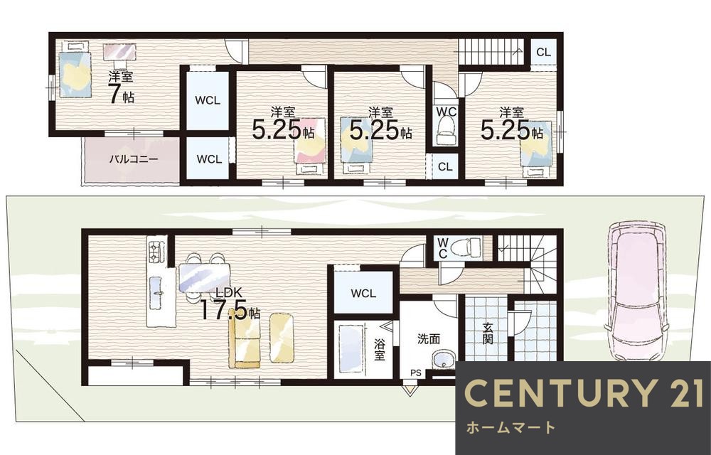 新築戸建 一戸建て藤阪元町３（藤阪駅） 3798万円の詳細情報 大阪府枚方市藤阪元町３ 写真15 センチュリー21ホームマート