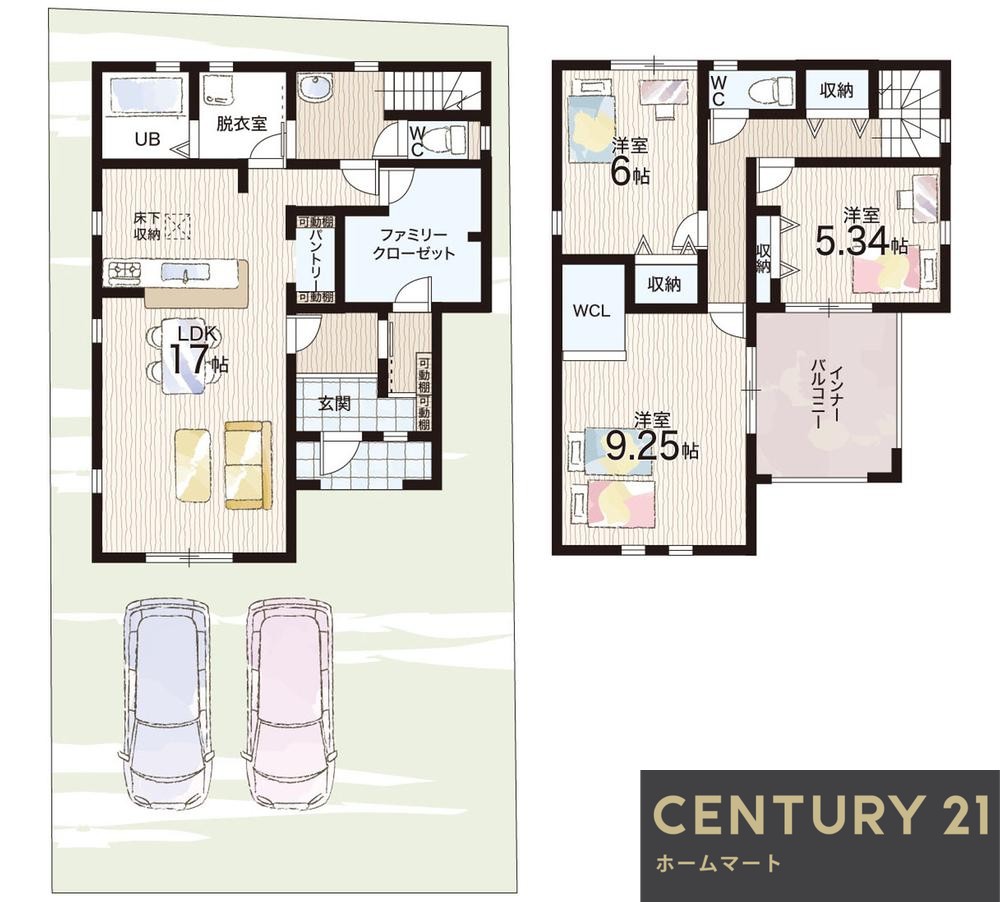 新築戸建 NEW一戸建て野洲市冨波甲 一戸建て 全３邸第３期の詳細情報 滋賀県野洲市冨波甲 写真22 センチュリー21ホームマート