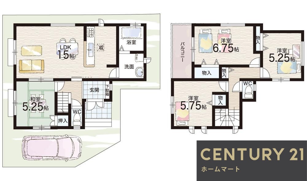 新築戸建 一戸建て八尾市長池町 全５邸 一戸建ての詳細情報 大阪府八尾市長池町２ 写真14 センチュリー21ホームマート