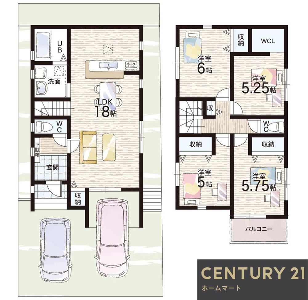 新築戸建 一戸建て大野台５ 3280万円の詳細情報 大阪府大阪狭山市大野台５ 写真12 センチュリー21ホームマート