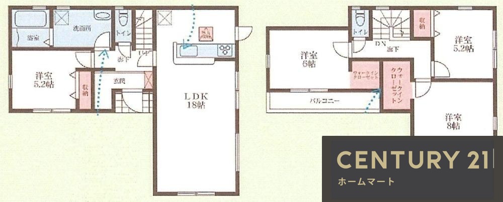 新築戸建 NEW一戸建て奈良市平松4丁目 全7邸 一戸建て第5期の詳細情報 奈良県奈良市平松４ 写真12 センチュリー21ホームマート