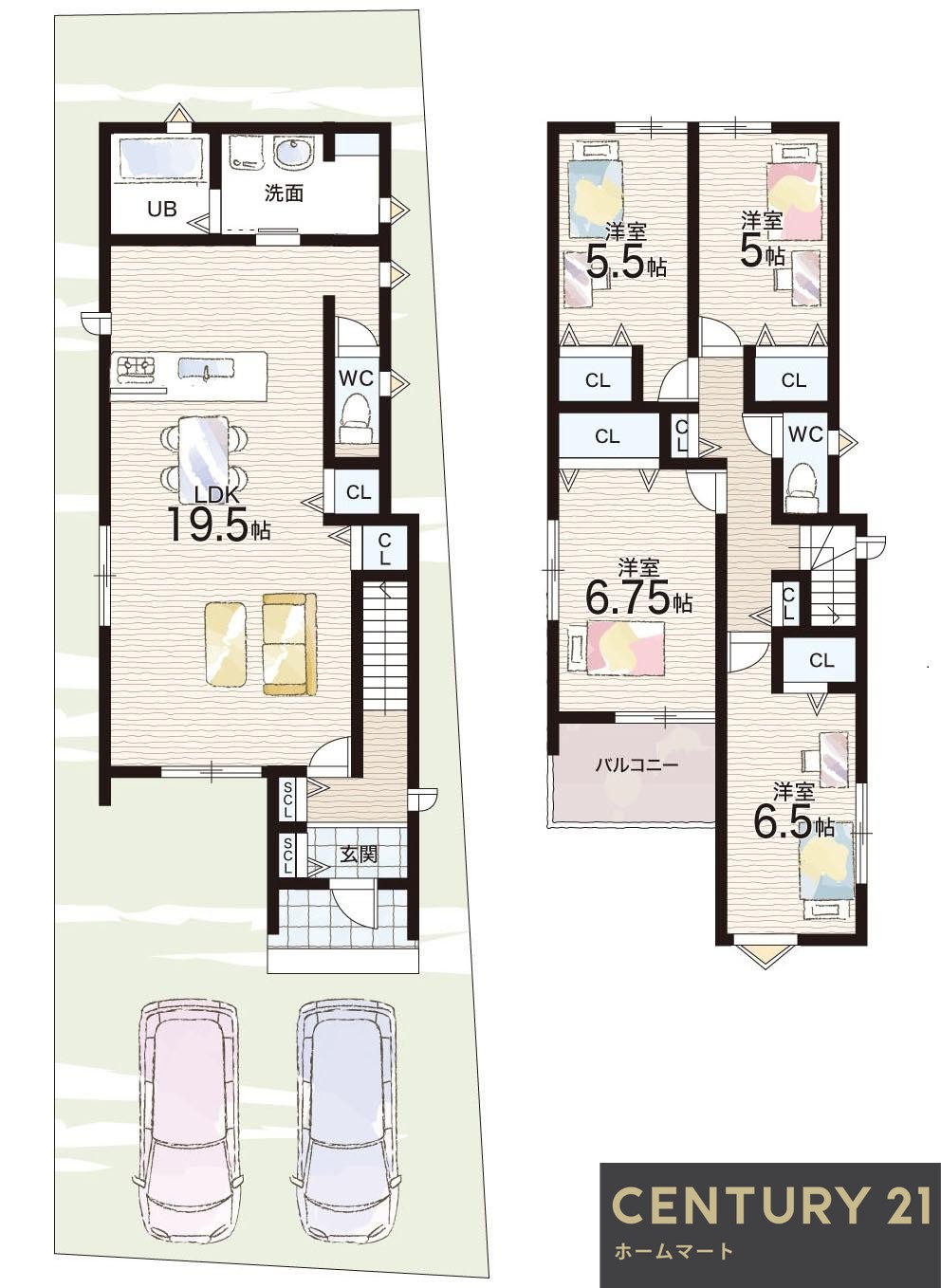 新築戸建 一戸建て寺本１ 4880万円・4980万円の詳細情報 兵庫県伊丹市寺本１ 写真21 センチュリー21ホームマート