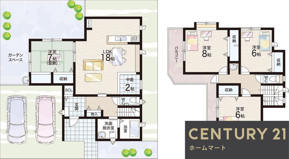 新築戸建 一戸建て城山台３（木津駅） 2590万円～3590万円の詳細情報 京都府木津川市城山台３ 写真14 センチュリー21ホームマート
