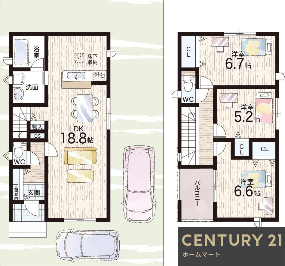 新築戸建 一戸建て岸和田市門前町 全１０邸 一戸建て第２期の詳細情報 大阪府岸和田市門前町１-6付近 写真19 センチュリー21ホームマート