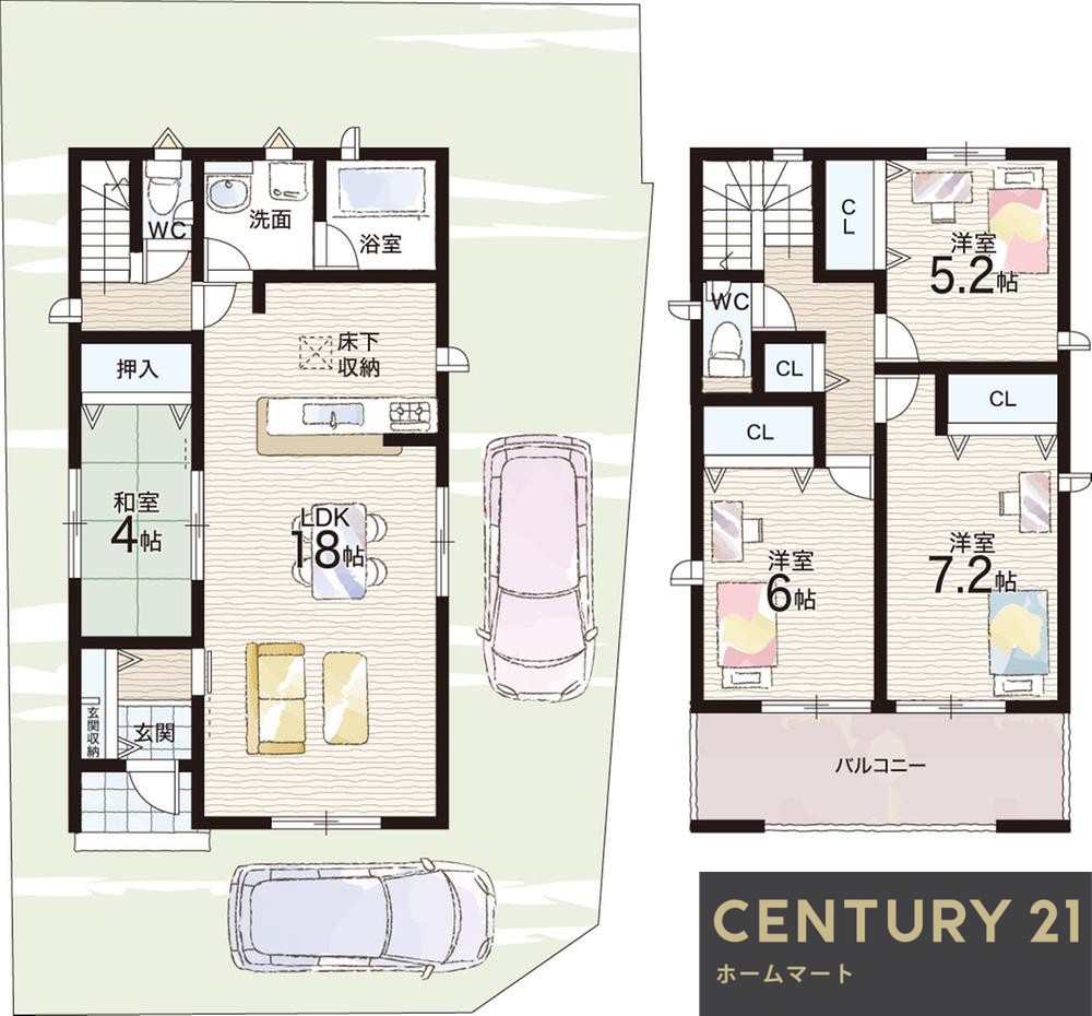 新築戸建 一戸建て岸和田市門前町 全１０邸 一戸建て第２期の詳細情報 大阪府岸和田市門前町１-6付近 写真21 センチュリー21ホームマート
