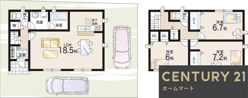 新築戸建 一戸建て岸和田市門前町 全１０邸 一戸建て第２期の詳細情報 大阪府岸和田市門前町１-6付近 写真23 センチュリー21ホームマート