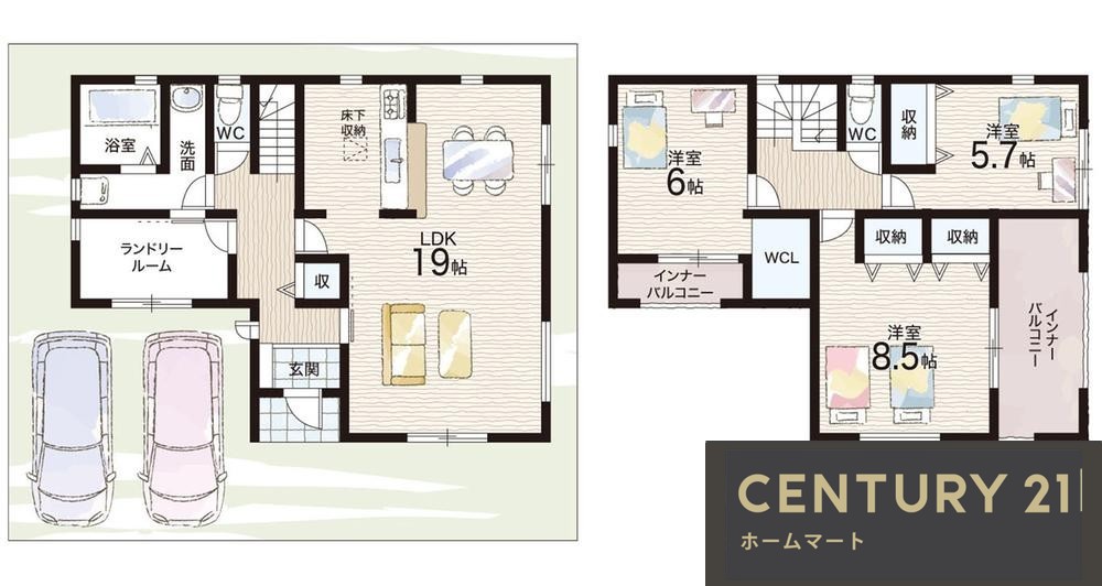 新築戸建 一戸建て（田原本駅） 3080万円・3580万円の詳細情報 奈良県磯城郡田原本町 写真9 センチュリー21ホームマート