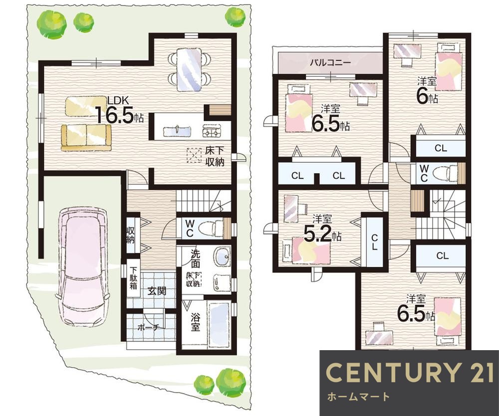新築戸建 一戸建て堺市中区福田 全１０邸 一戸建て第２期・第３期の詳細情報 大阪府堺市中区福田 写真18 センチュリー21ホームマート