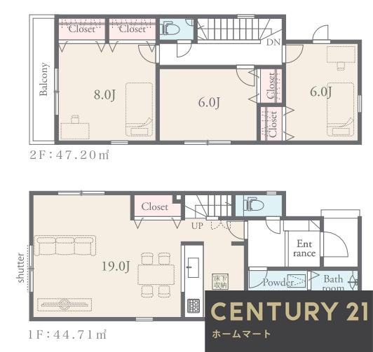新築戸建 一戸建て堺市中区福田 全１０邸 一戸建て第２期・第３期の詳細情報 大阪府堺市中区福田 写真22 センチュリー21ホームマート