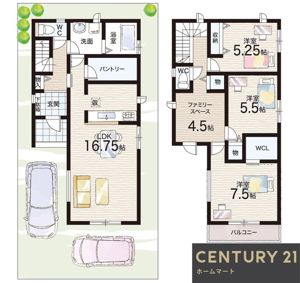 新築戸建 一戸建て梅が園町（道明寺駅） 3390万円の詳細情報 大阪府藤井寺市梅が園町 写真12 センチュリー21ホームマート