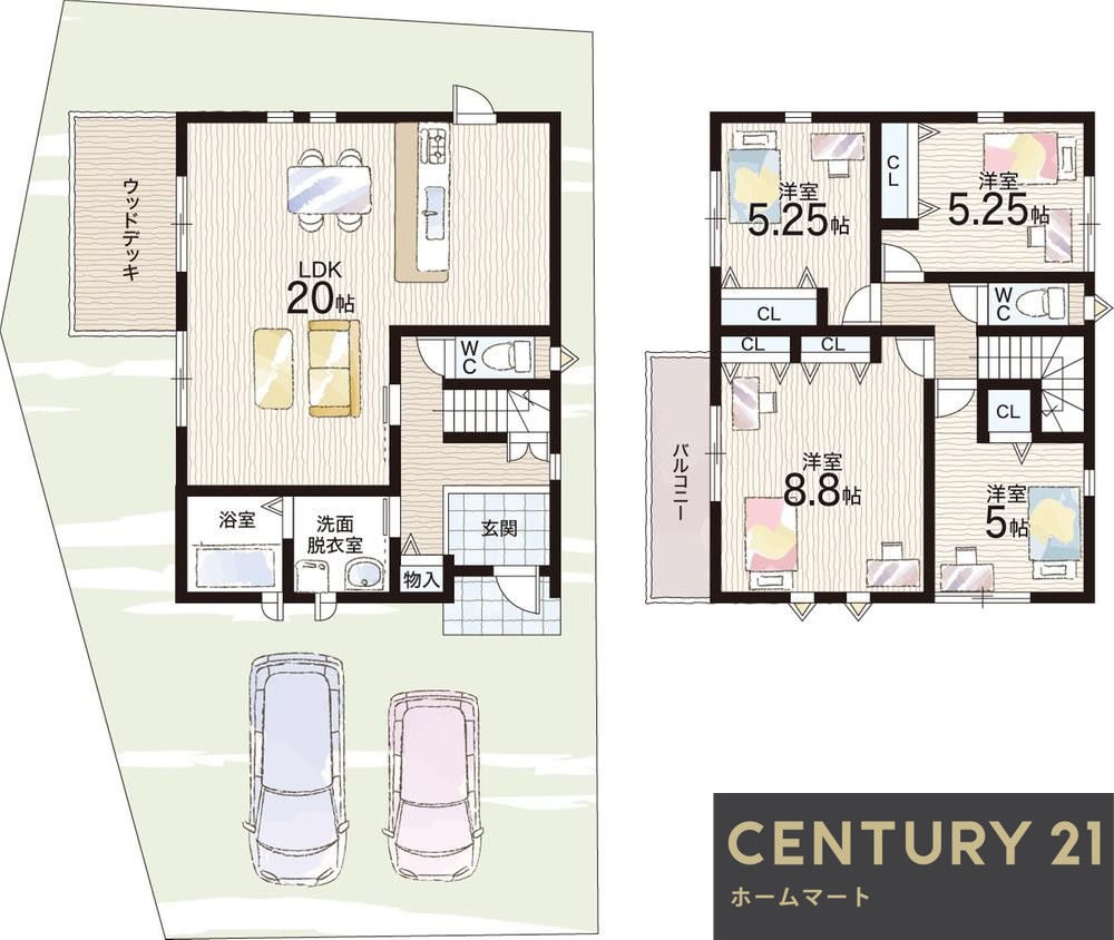新築戸建 一戸建て池田市畑５丁目 全３邸 一戸建て第15の詳細情報 大阪府池田市畑５ 写真20 センチュリー21ホームマート