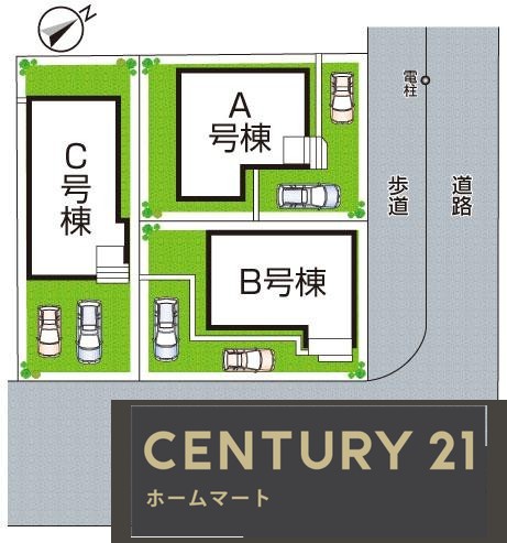 新築戸建 NEW一戸建て南五葉３（西鈴蘭台駅） 3490万円・3690万円の詳細情報 兵庫県神戸市北区南五葉３ 写真8 センチュリー21ホームマート