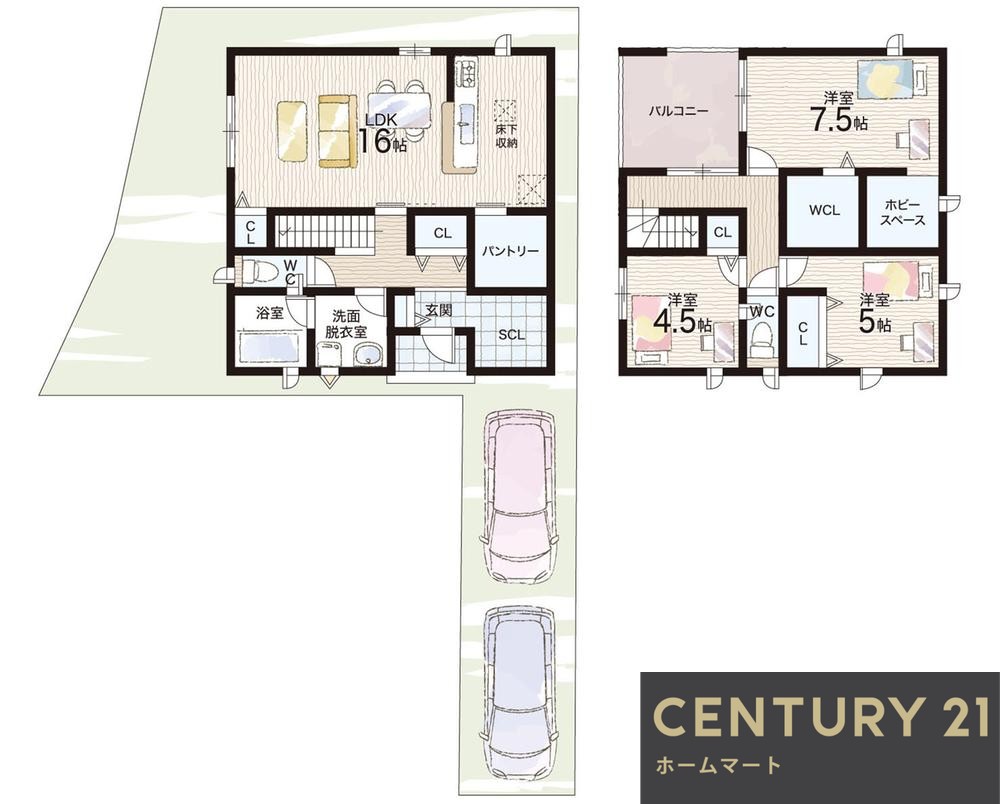 新築戸建 一戸建て松原市上田 全３邸 一戸建て第２期の詳細情報 大阪府松原市上田８ 写真17 センチュリー21ホームマート