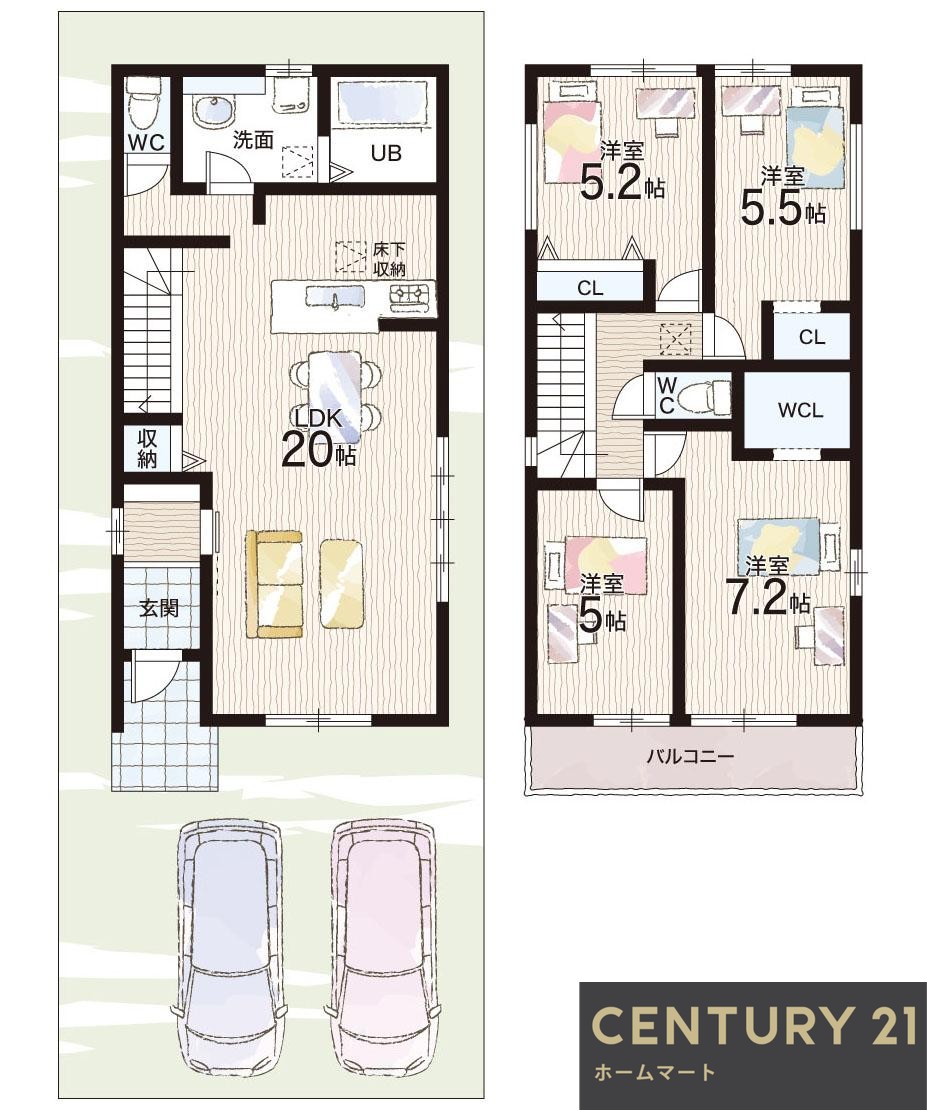 新築戸建 一戸建て南花田町（新金岡駅） 4198万円・4398万円の詳細情報 大阪府堺市北区南花田町 写真13 センチュリー21ホームマート