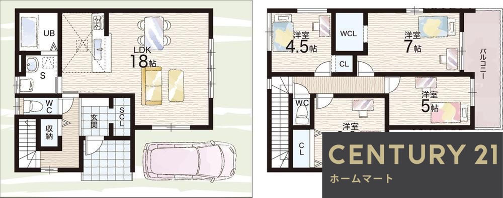 新築戸建 一戸建て南花田町（新金岡駅） 4198万円・4398万円の詳細情報 大阪府堺市北区南花田町 写真14 センチュリー21ホームマート