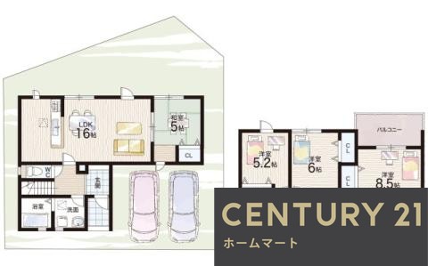 新築戸建 一戸建て草津市下笠町 一戸建て 全２邸第２４－１期の詳細情報 滋賀県草津市下笠町 写真21 センチュリー21ホームマート