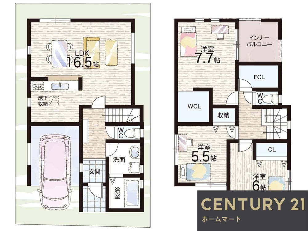 新築戸建 一戸建て寺前町２（ＪＲ長瀬駅） 3480万円～3980万円の詳細情報 大阪府東大阪市寺前町２ 写真13 センチュリー21ホームマート