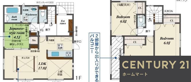 新築戸建 NEW一戸建て香里ケ丘８（光善寺駅） 4490万円の詳細情報 大阪府枚方市香里ケ丘８ 写真9 センチュリー21ホームマート