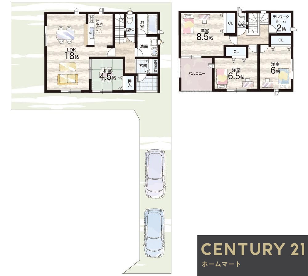 新築戸建 NEW一戸建て大字百済（松塚駅） 2480万円・2680万円の詳細情報 奈良県北葛城郡広陵町大字百済 写真10 センチュリー21ホームマート