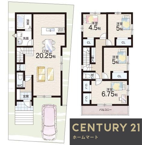 新築戸建 一戸建て京都市伏見区日野西大道町 一戸建て 全３邸第２期の詳細情報 京都府京都市伏見区日野西大道町 写真20 センチュリー21ホームマート