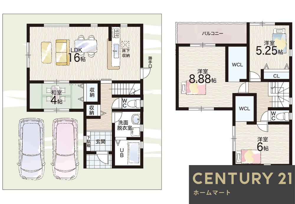 新築戸建 一戸建て生駒市萩の台 全5邸 一戸建て第2期の詳細情報 奈良県生駒市萩の台 写真24 センチュリー21ホームマート