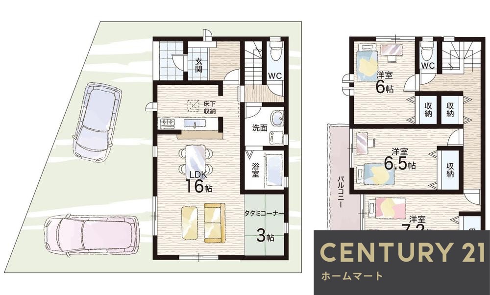 新築戸建 NEW一戸建てはびきの５ 2980万円～3190万円の詳細情報 大阪府羽曳野市はびきの５ 写真12 センチュリー21ホームマート
