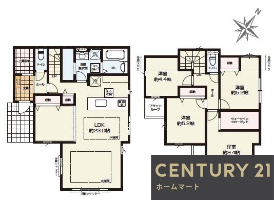 新築戸建 NEW一戸建て南平台２ 6499万円・6599万円の詳細情報 大阪府高槻市南平台２ 写真9 センチュリー21ホームマート