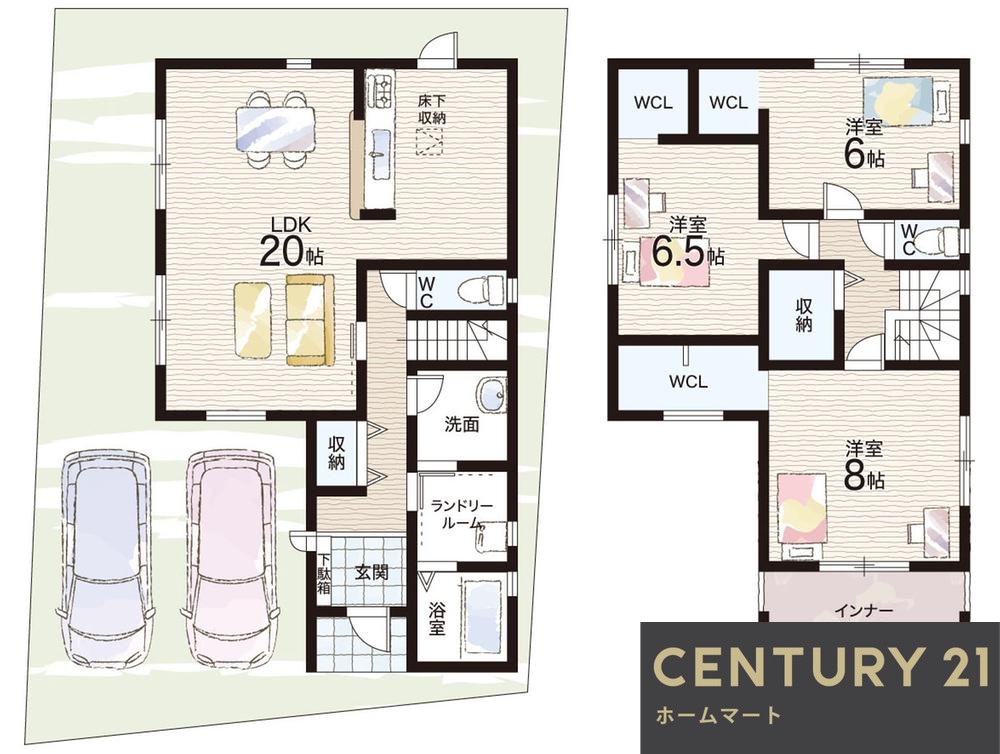 新築戸建 一戸建て澤（二色浜駅） 2880万円の詳細情報 大阪府貝塚市澤 写真12 センチュリー21ホームマート