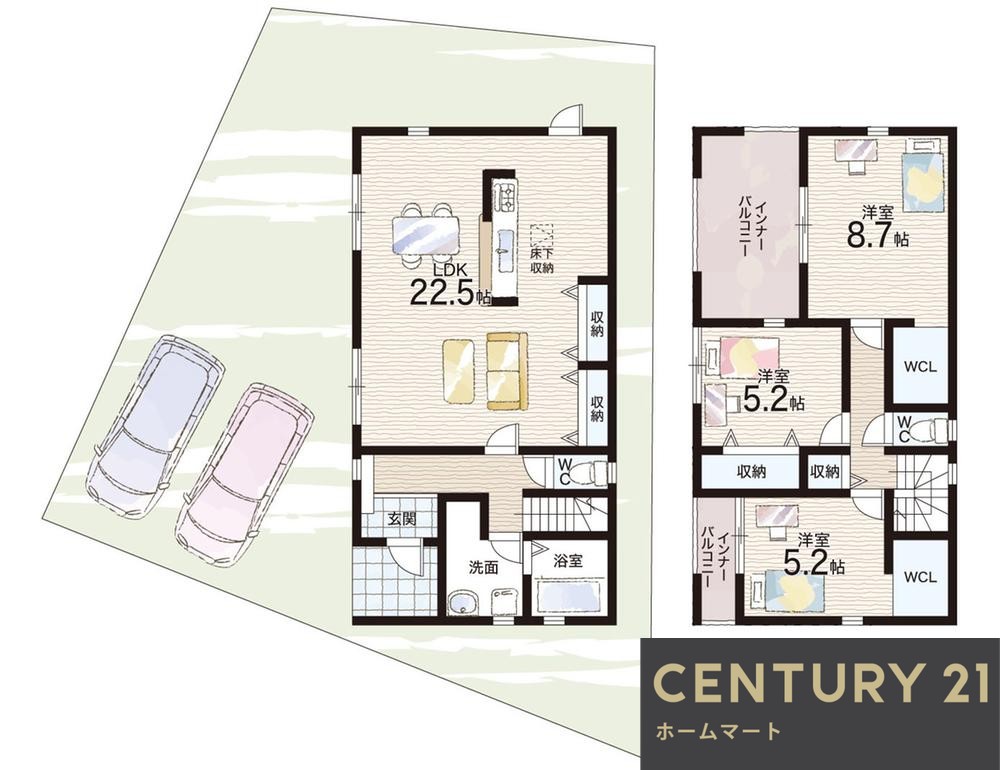 新築戸建 一戸建て奈良市菅原町 全7邸 一戸建て第7期の詳細情報 奈良県奈良市菅原町 写真16 センチュリー21ホームマート