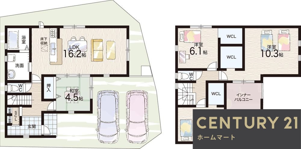 新築戸建 一戸建て七山２（東佐野駅） 2780万円～2980万円の詳細情報 大阪府泉南郡熊取町七山２ 写真16 センチュリー21ホームマート