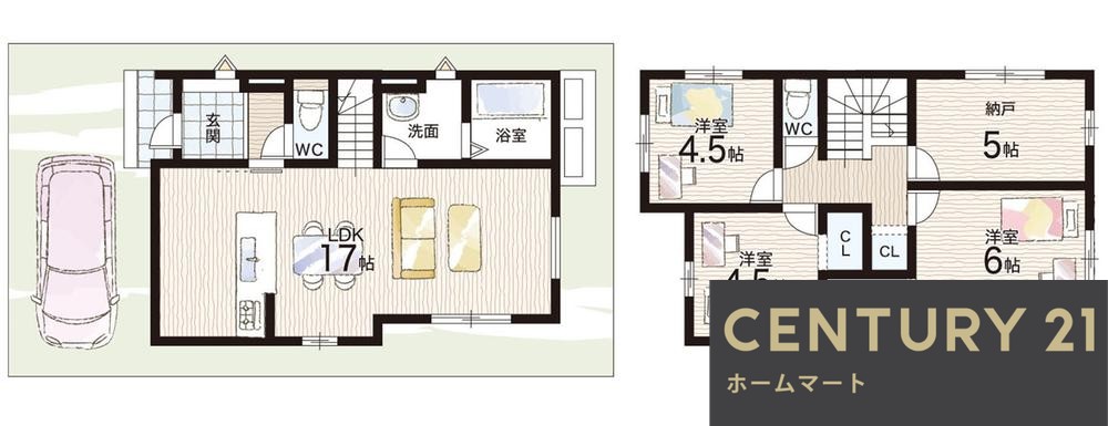 新築戸建 NEW一戸建て北野田（北野田駅） 3898万円の詳細情報 大阪府堺市東区北野田 写真12 センチュリー21ホームマート