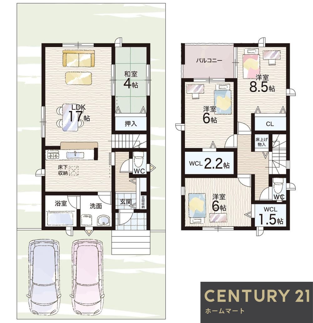 新築戸建 一戸建て高辺台１（金剛駅） 3680万円・3780万円の詳細情報 大阪府富田林市高辺台１ 写真14 センチュリー21ホームマート