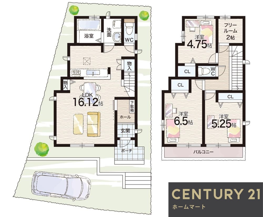 新築戸建 一戸建てHeartful - Town 神戸市垂水区桃山台 全２邸の詳細情報 兵庫県神戸市垂水区桃山台６ 写真21 センチュリー21ホームマート