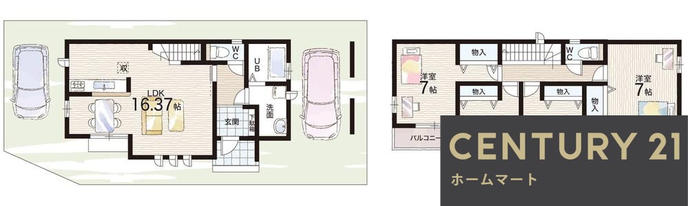 新築戸建 一戸建て春木大小路町（春木駅） 2490万円・2690万円の詳細情報 大阪府岸和田市春木大小路町 写真13 センチュリー21ホームマート