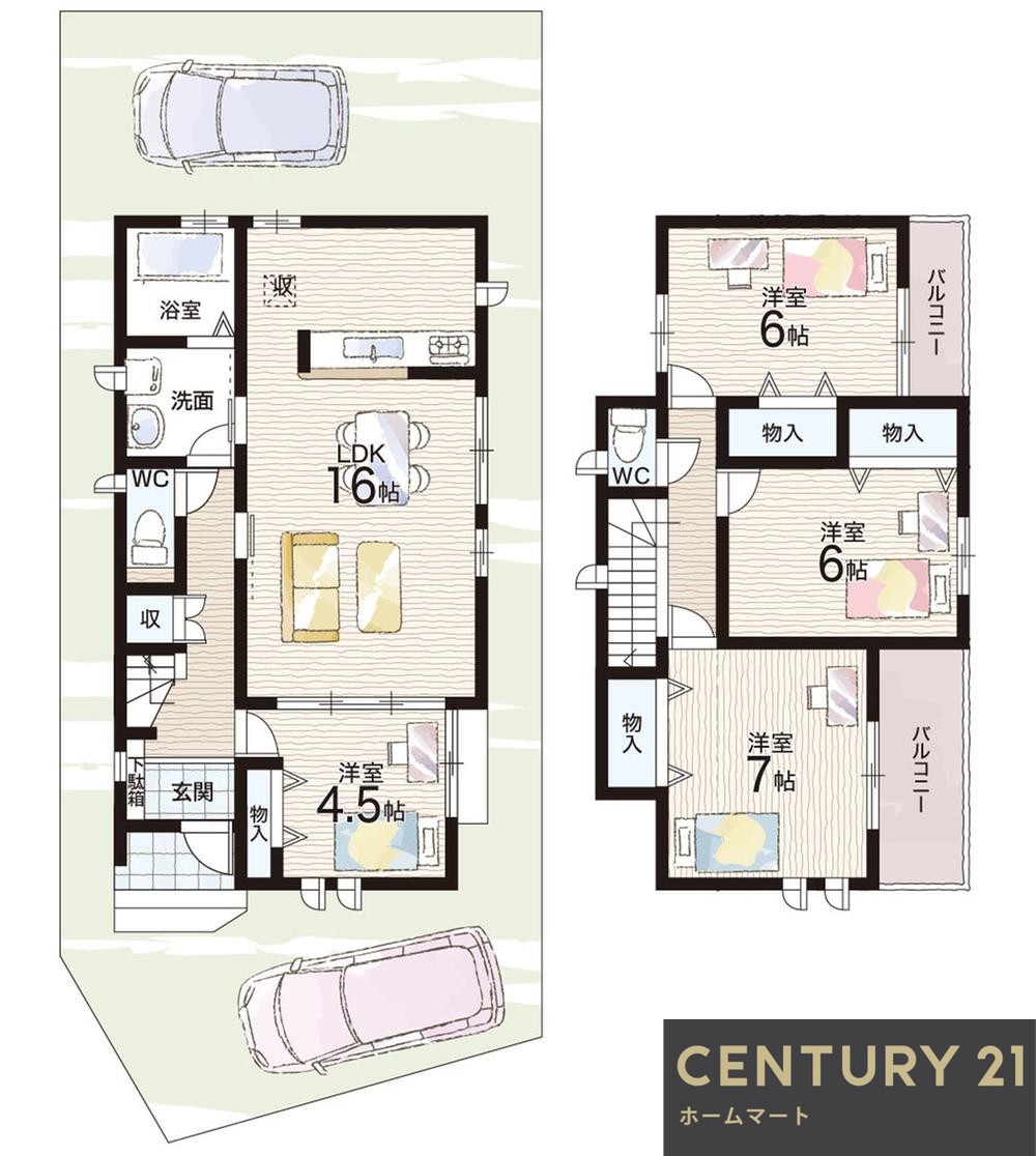 新築戸建 一戸建て春木大小路町（春木駅） 2490万円・2690万円の詳細情報 大阪府岸和田市春木大小路町 写真14 センチュリー21ホームマート