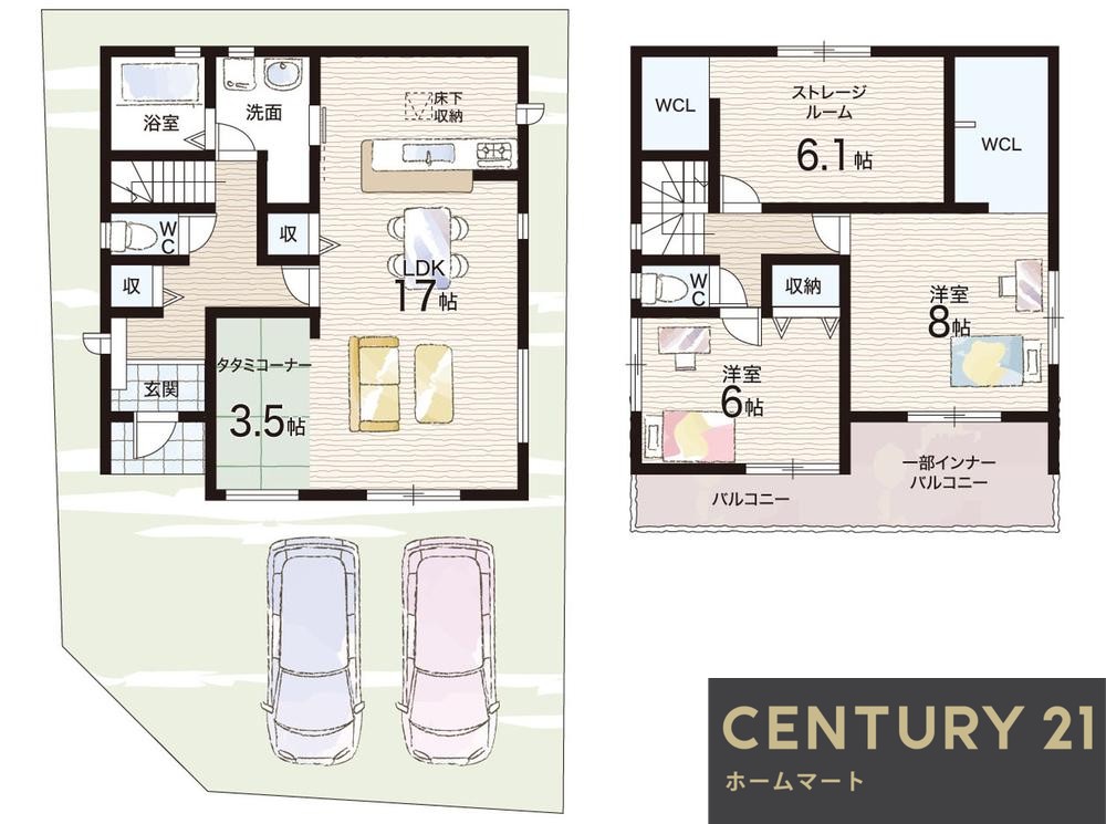 新築戸建 一戸建て平尾 2880万円～3380万円の詳細情報 大阪府堺市美原区平尾 写真13 センチュリー21ホームマート