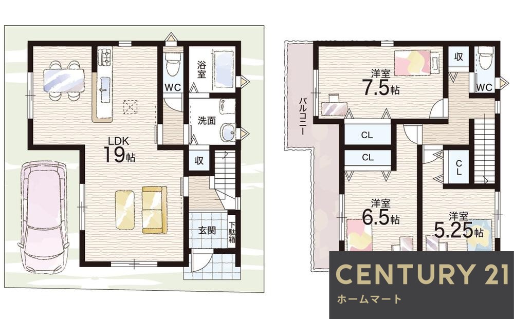 新築戸建 一戸建て葛原１（寝屋川市駅） 3480万円の詳細情報 大阪府寝屋川市葛原１ 写真15 センチュリー21ホームマート