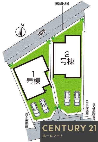 新築戸建 一戸建て上町（岸和田駅） 3480万円・3580万円の詳細情報 大阪府岸和田市上町 写真12 センチュリー21ホームマート