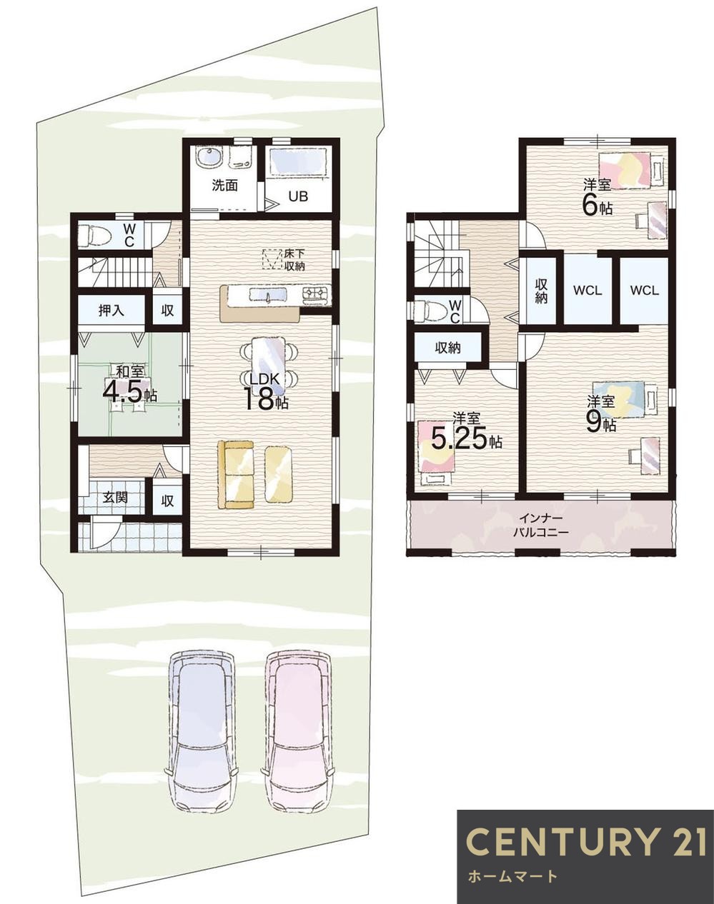 新築戸建 一戸建て上町（岸和田駅） 3480万円・3580万円の詳細情報 大阪府岸和田市上町 写真14 センチュリー21ホームマート
