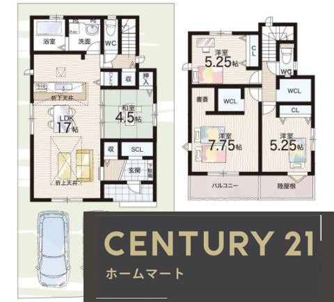 新築戸建 NEW一戸建て田辺１（大阪教育大前駅） 3090万円・3290万円の詳細情報 大阪府柏原市田辺１ 写真14 センチュリー21ホームマート