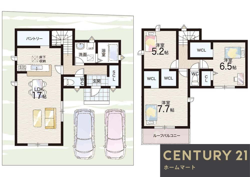 新築戸建 一戸建て古市町（京終駅） 2780万円・2980万円の詳細情報 奈良県奈良市古市町 写真13 センチュリー21ホームマート