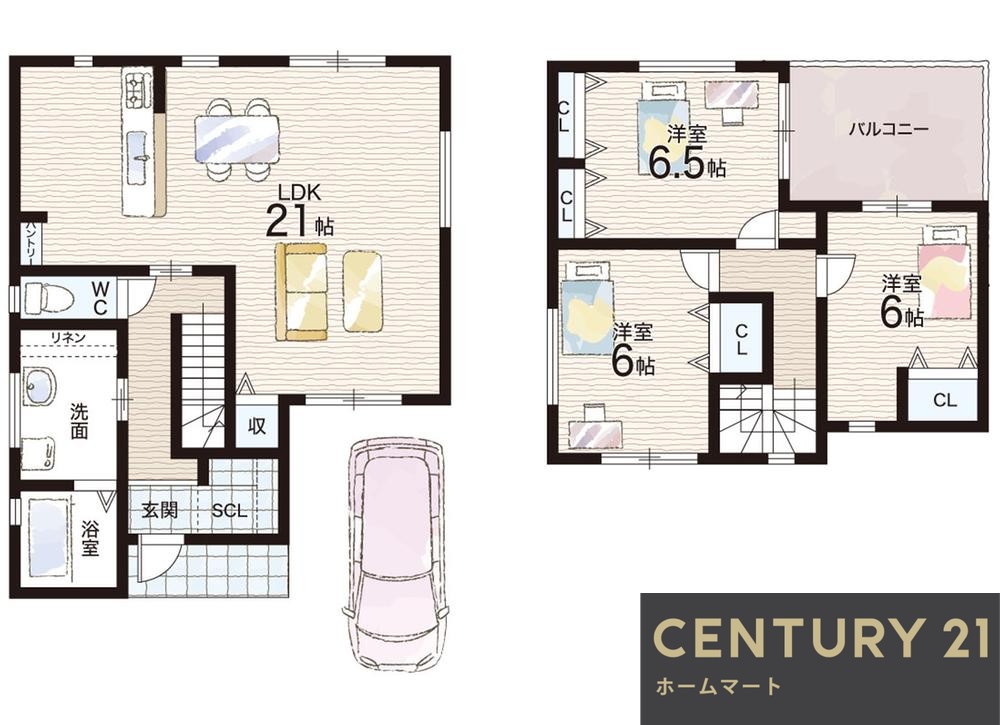新築戸建 一戸建て目垣１ 3980万円の詳細情報 大阪府茨木市目垣１ 写真15 センチュリー21ホームマート