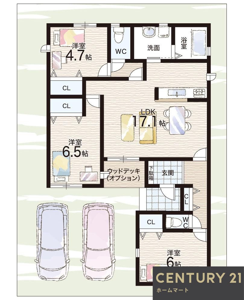 新築戸建 一戸建て東近江市林田町 一戸建て 全１６邸第２４－１・２期の詳細情報 滋賀県東近江市林田町 写真22 センチュリー21ホームマート