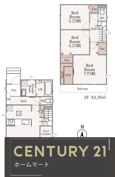 新築戸建 NEW一戸建て小川１ 3390万円・3490万円の詳細情報 大阪府松原市小川１ 写真14 センチュリー21ホームマート
